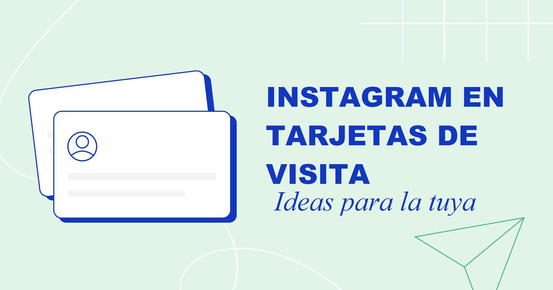 Instagram en tarjetas de visita (Guía)