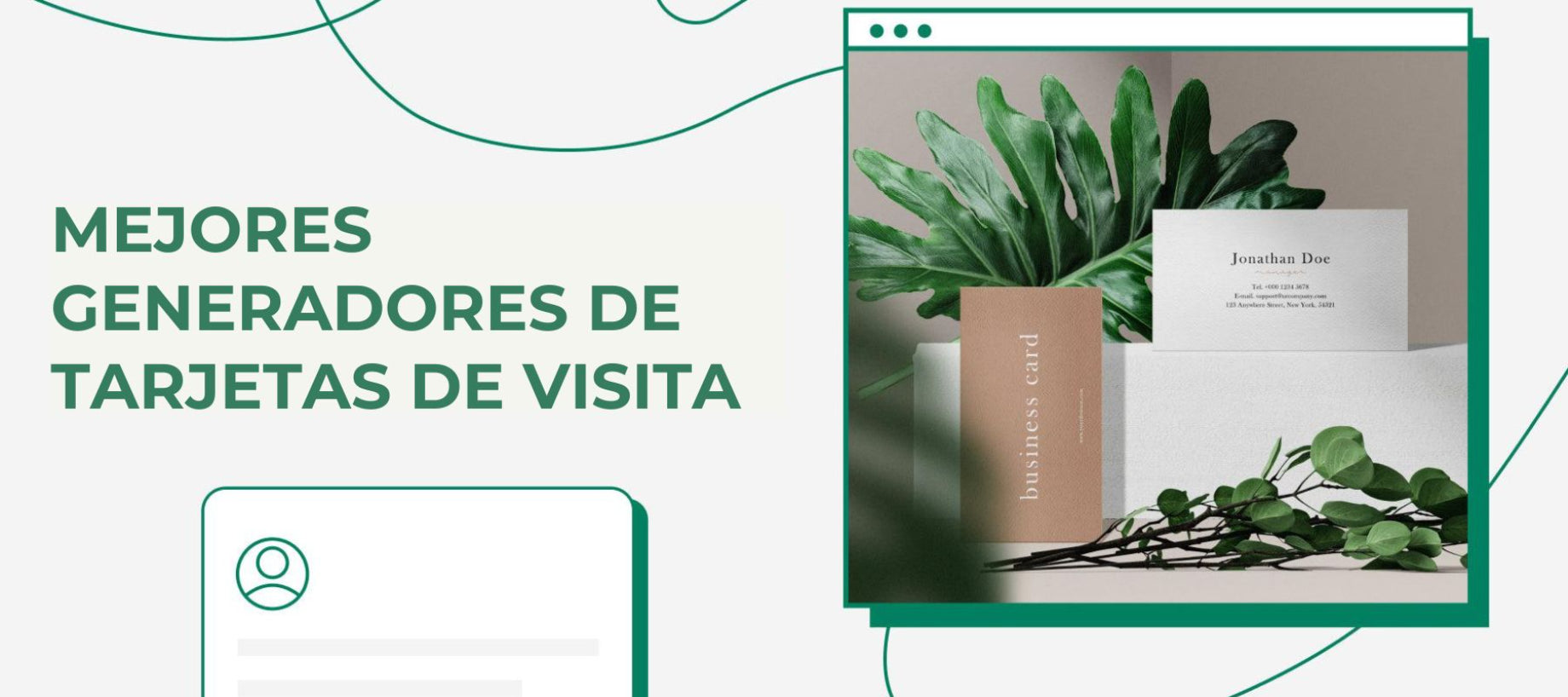 Los 5 mejores generadores de tarjetas de visita + plantillas