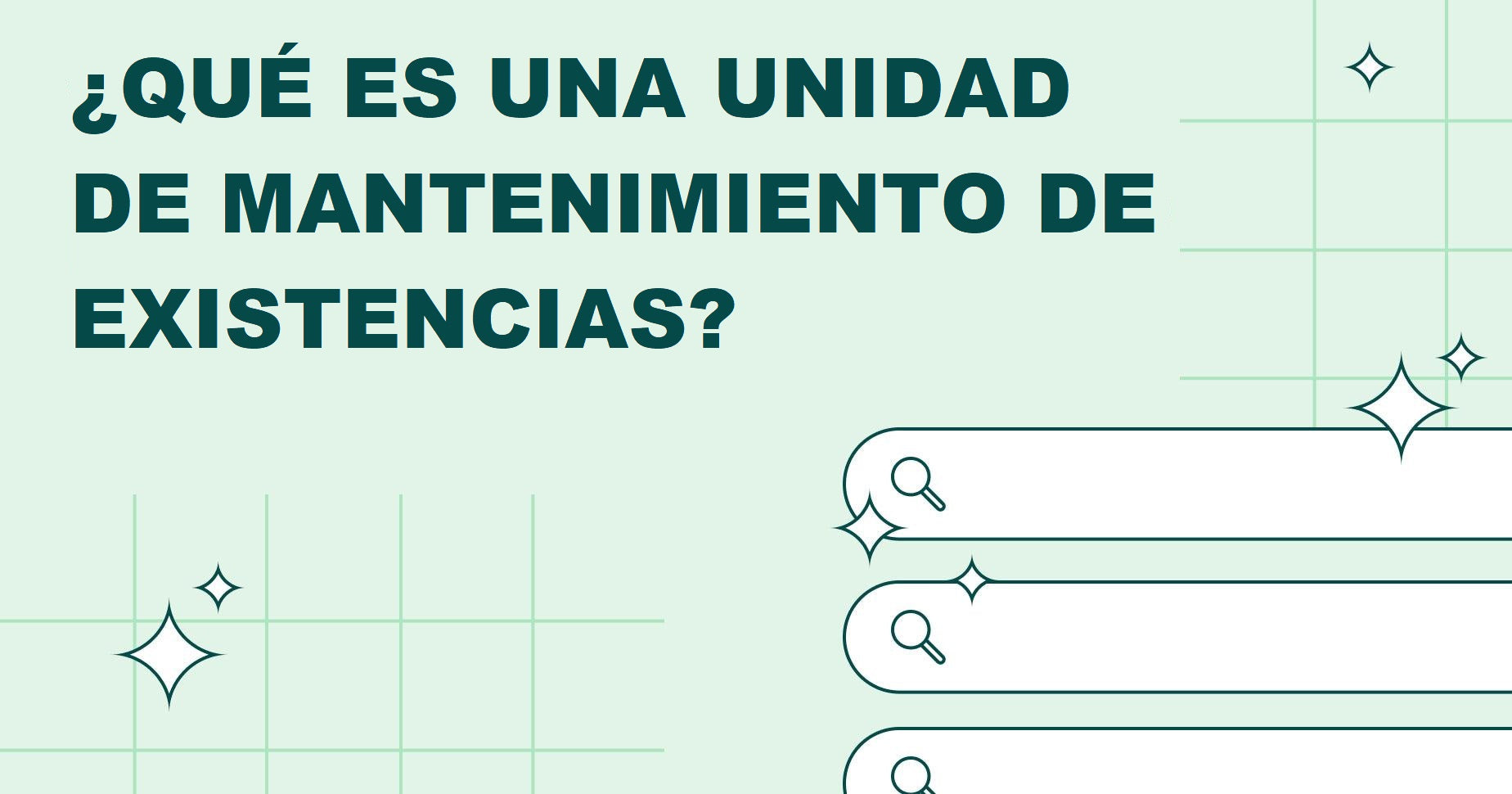 ¿Qué es una unidad de mantenimiento de existencias (SKU)?