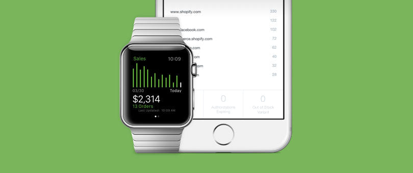 Shopify está disponible en Apple Watch