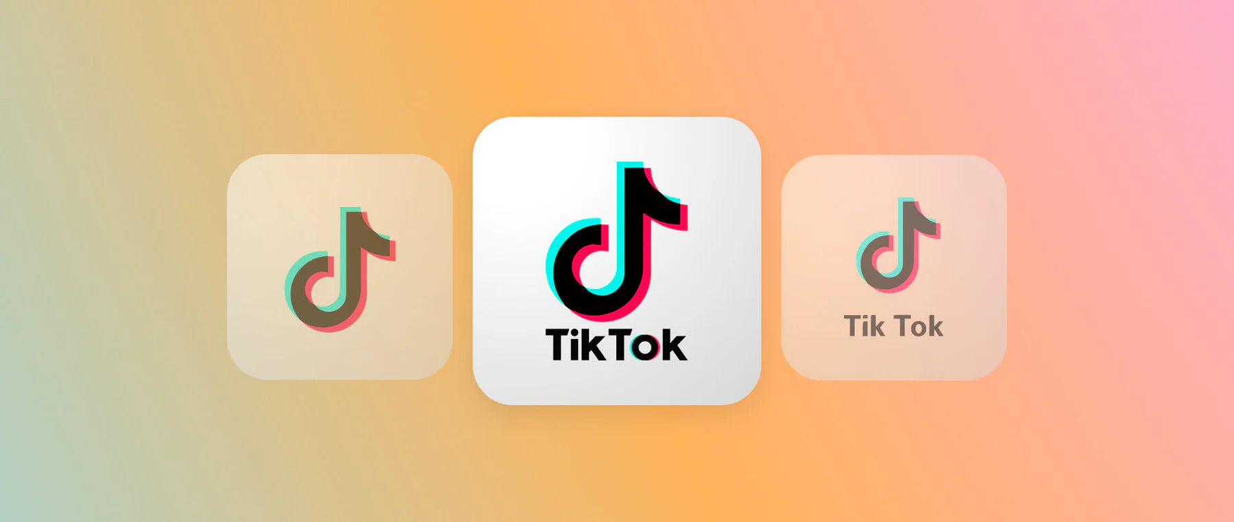 La evolución del logo de TikTok